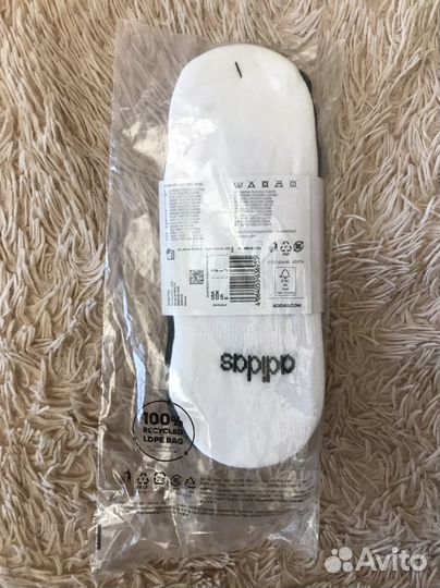 Носки невидимки adidas оригинал 43-45