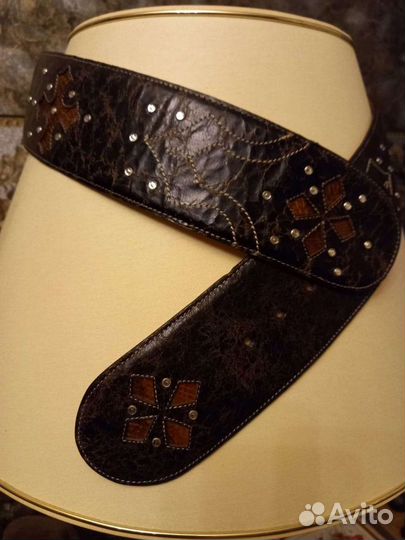 Кожаный женский ремень- пояс