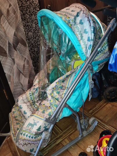 Коляска санки ника