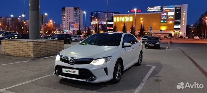 Toyota Camry 2.5 AT, 2016, 165 000 км