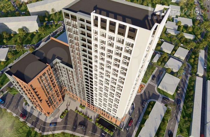 Квартира-студия, 30,7 м², 2/25 эт.