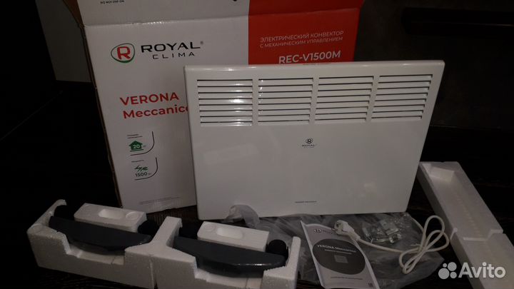 Новый конвектор Royal Clima Verona Meccanico