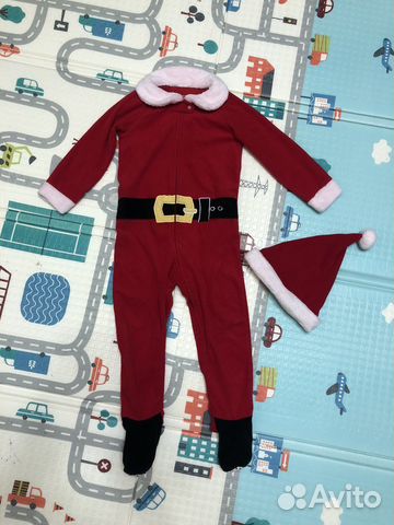 Костюм деда мороза 92-98