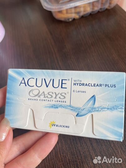 Линзы acuvue oasys -3,75