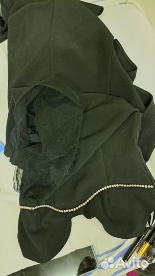 Платье zarina 44+перчатки, колготки, чокер