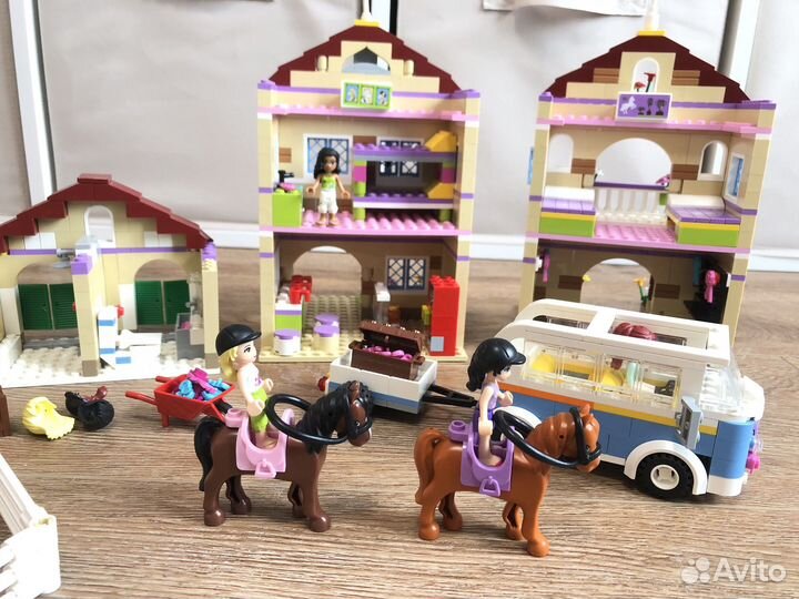 Lego friends школа верховой езды