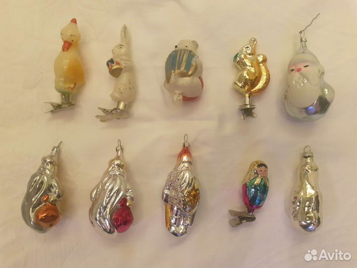 Елочные игрушки СССР