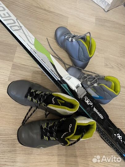 Лыжи quechua детские с палками