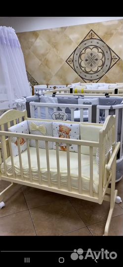 Кровать-колыбель мой малыш, Белый