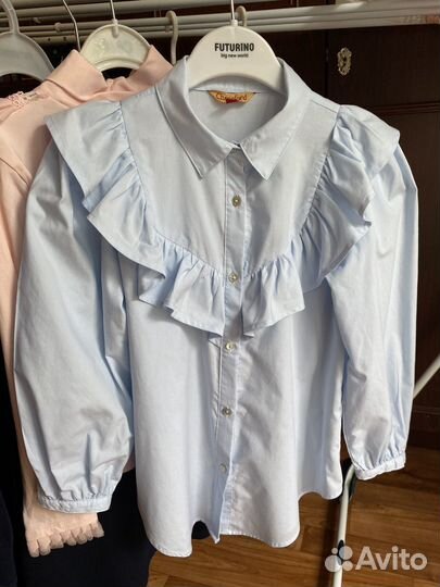 Розовая блузка 128