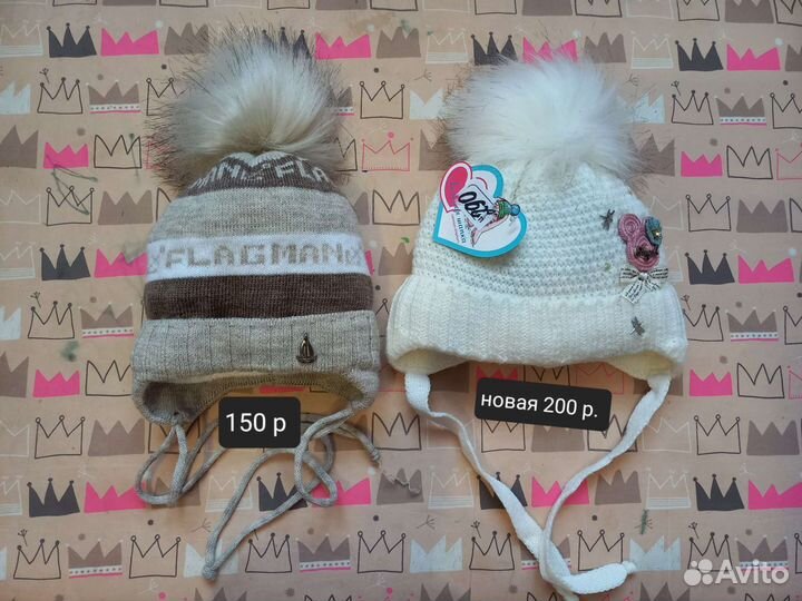 Шапка детская для девочки