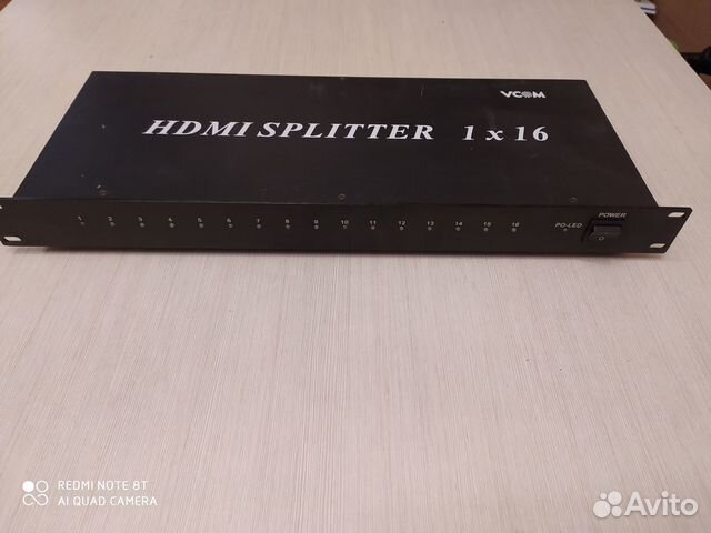 Сплиттер hdmi Spliitter 1x16 Full-HD vcom