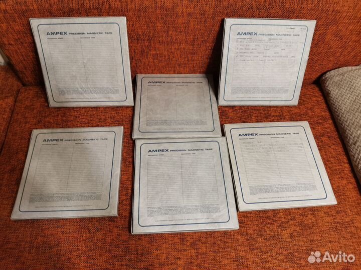 Катушки для магнитофона, коробки оригинал