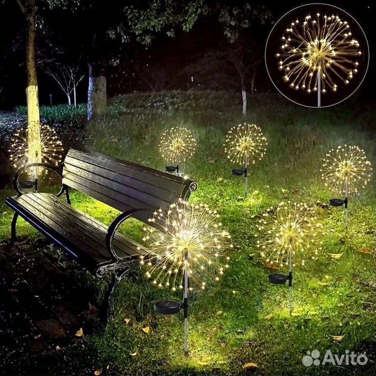 Уличный фонарь садовый - от солнца