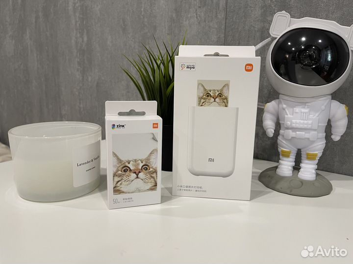 Портативный фотопринтер xiaomi новый