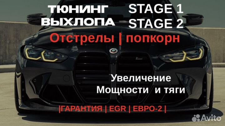 Чип тюнинг/Прошивка евро2/Stage 1,2/Тюнинг Выхлопа