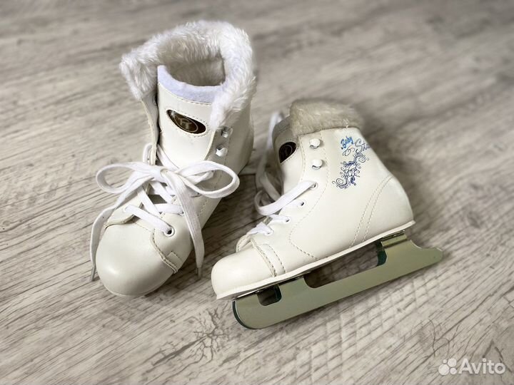 Коньки детские на двух лезвиях 32 размер