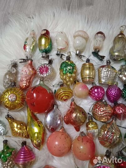 Елочные игрушки СССР