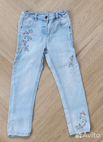 Джинсы, платье, кардиган, кофта, Next на 4-5 лет