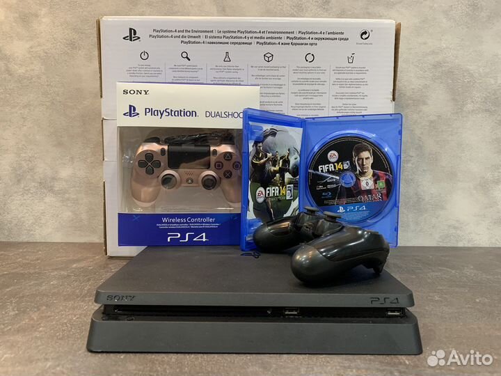 Sony PlayStation 4 Slim + 550 игр