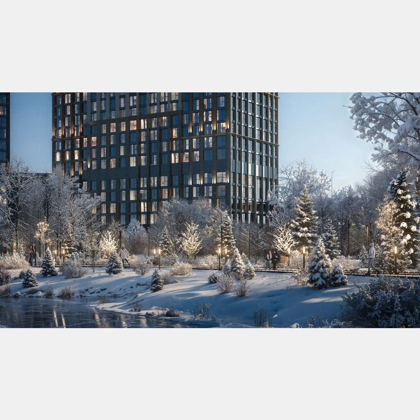 Квартира-студия, 25,6 м², 42/54 эт.