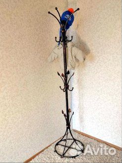 Кованая напольная вешалка №19