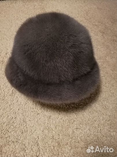 Шапка норковая женская