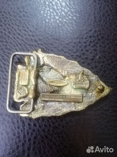 Бляха на ремень бронза