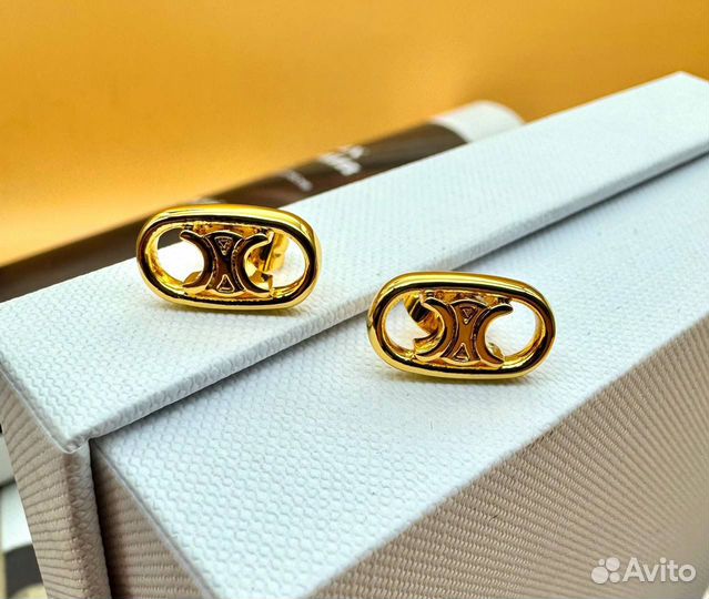 Celine серьги премиум