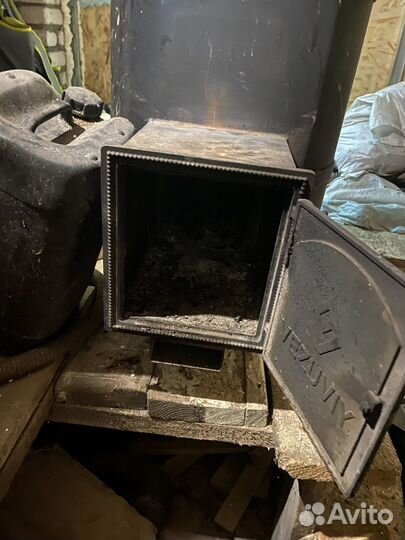 Печь банная с баком