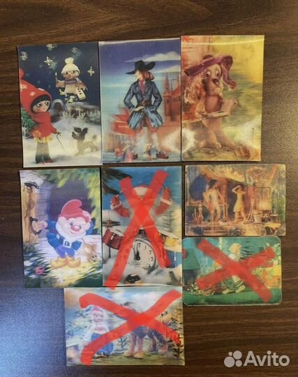 Переливные календарики СССР