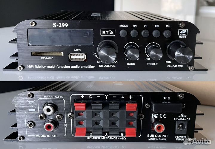 Стереоусилители класса D