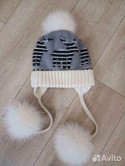 Шапка зимняя размер 50-52