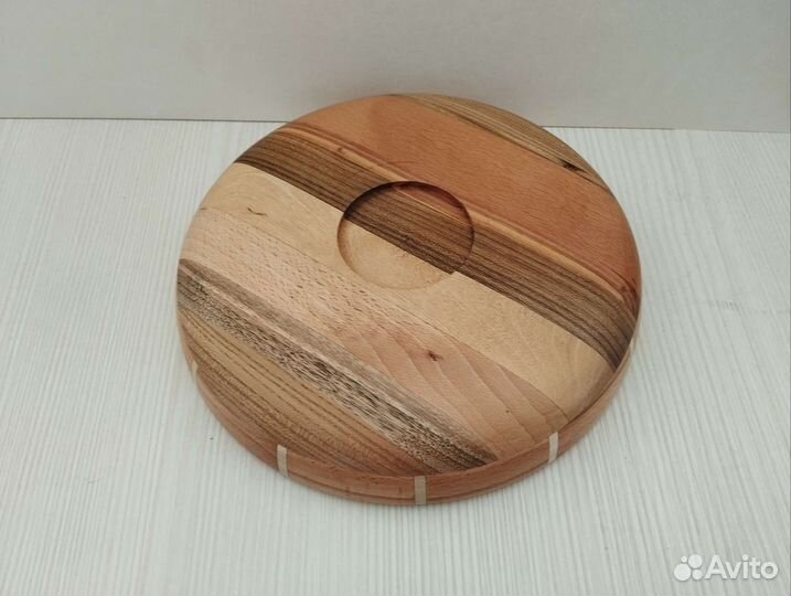 Деревянная тарелка