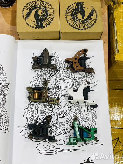 Индукционные тату машинки ассортимент Лайнер Покра