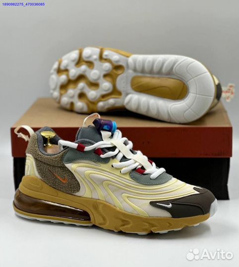 Кроссовки Nike Air Max 270 React Travis (Арт.50072)