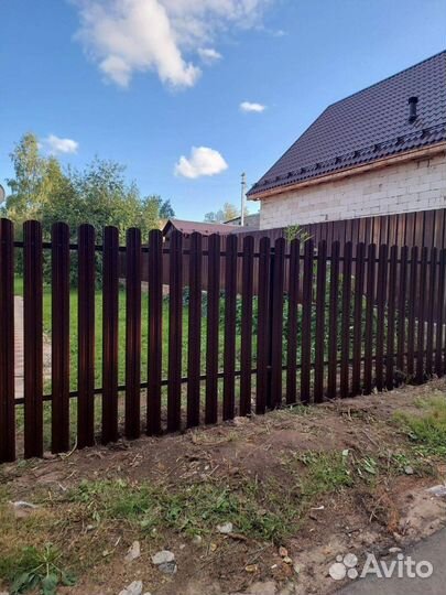 Установка заборов