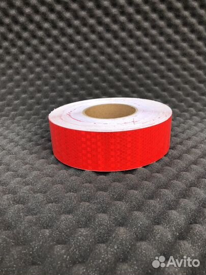 Лента светоотражающая красная