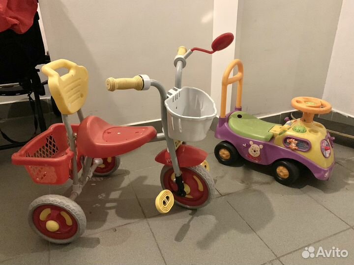 Трехколёсный велосипед, машина для улицы