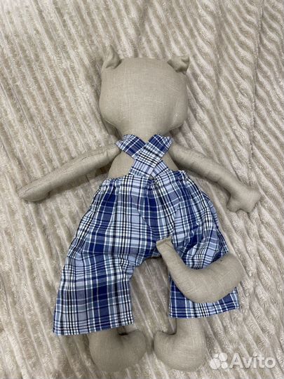 Мягкая игрушка из льна