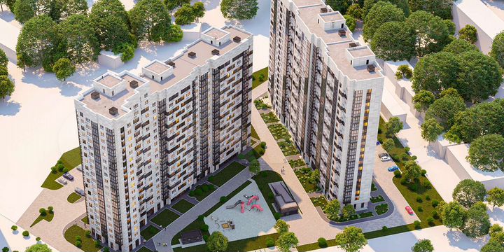 2-к. квартира, 55,3 м², 6/19 эт.