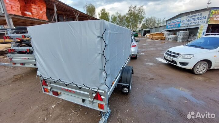Автомобильный прицеп с тентом 110 см. Качество