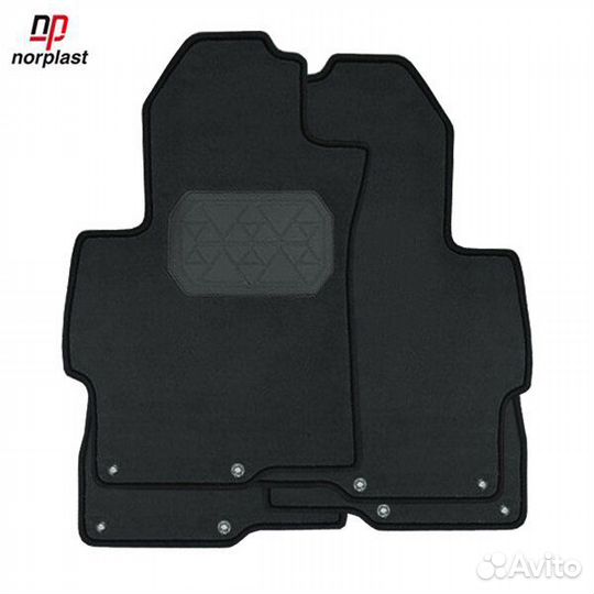 Велюровые коврики в салон и багажник авто Norplast