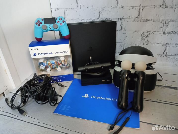 PS4 Slim 1Tb + PS VR ver.2
