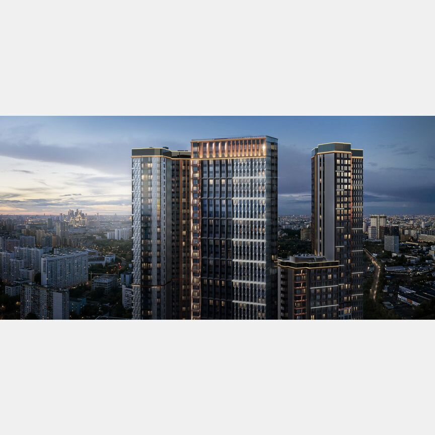 1-к. квартира, 43,7 м², 27/50 эт.