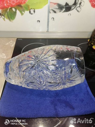 Ваза хрустальная большая СССР