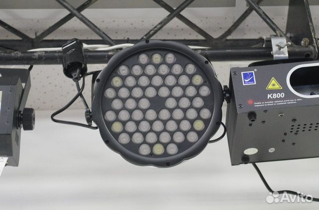 Bi Ray PL005 Светодиодный прожектор, rgbw 54х0.5Вт