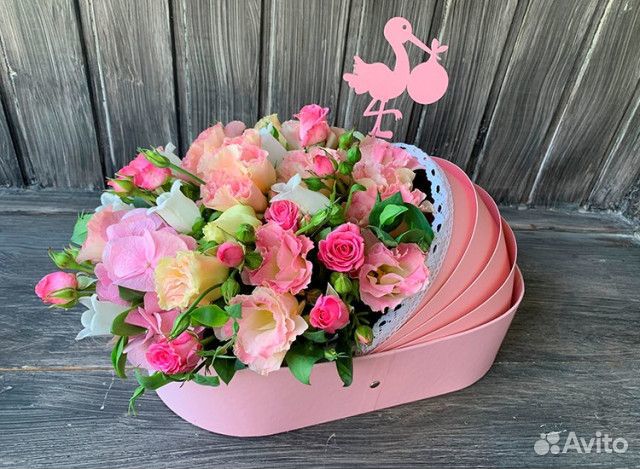 Букеты и шары на выписку из роддома