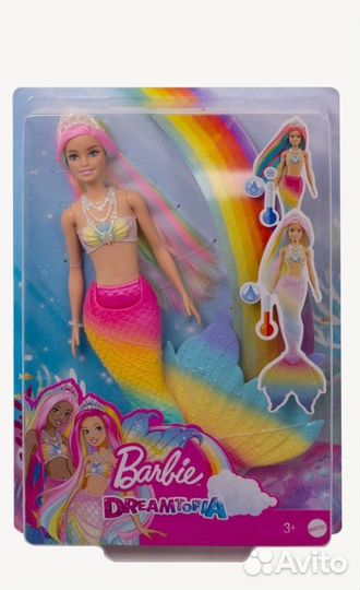 Кукла Барби Русалка меняющая цвет