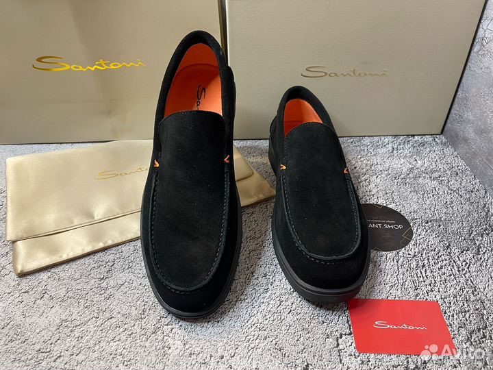 Лоферы Santoni мужские